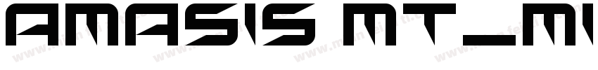 Amasis MT_mian字体转换
